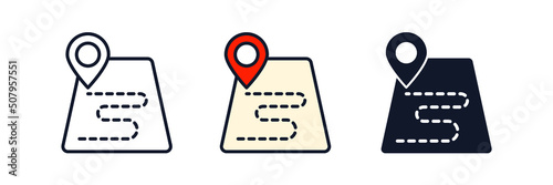 navigator icon symbol template for graphic and web design collection logo vector illustration