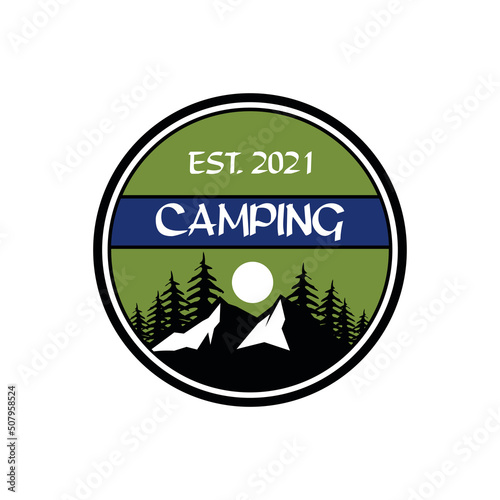 Camping Logo , Outdoor Logo Vector
