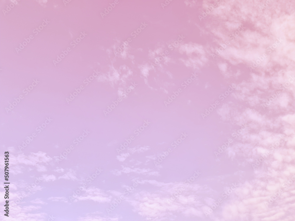 pastel pink sky and clouds background