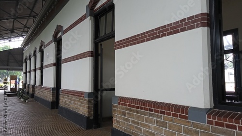 vintage train station building architecture