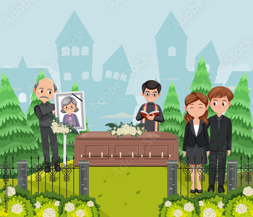 Funeral ceremony in Christian religion