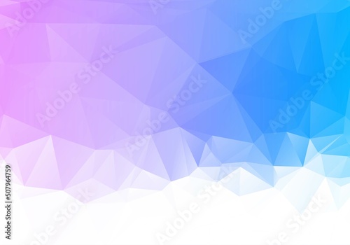 Abstract colorful low poly geometric shapes background