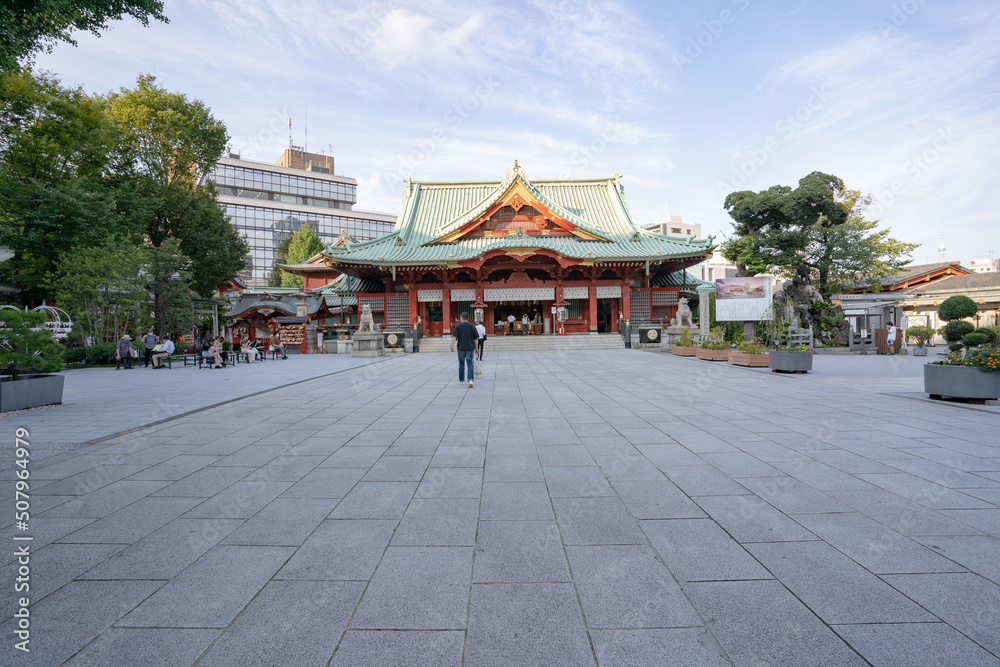 夕日の神田明神