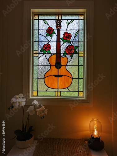 Stained Glass Guitar