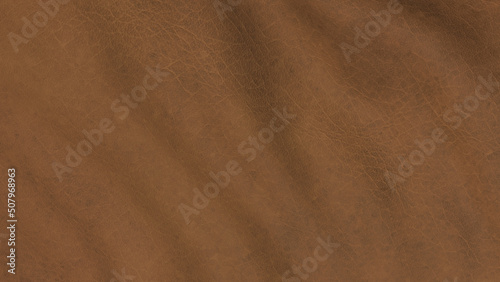 Leather material background. Texture of brown fabric skin. Natural vintage leather materials surface