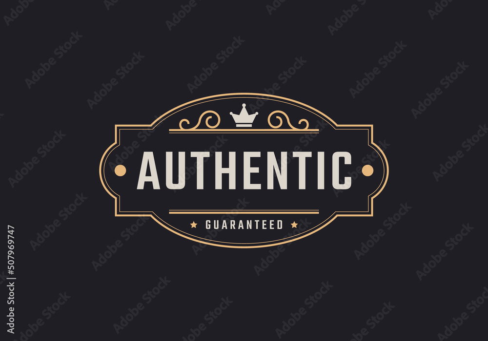 Fototapeta premium Vintage Retro Badges and Silhouettes Logo Design Element