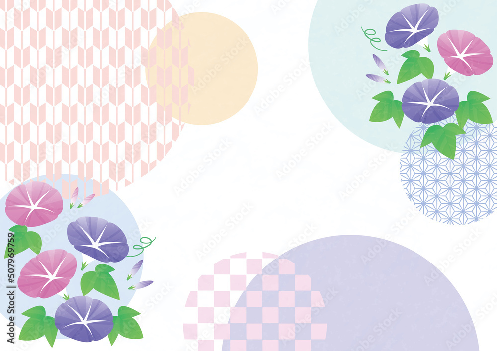 background with water and morning glory background with water and morning glory