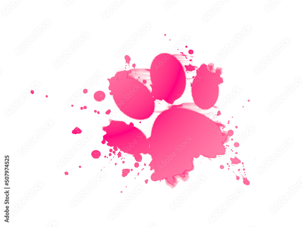 Pink Dog Paw