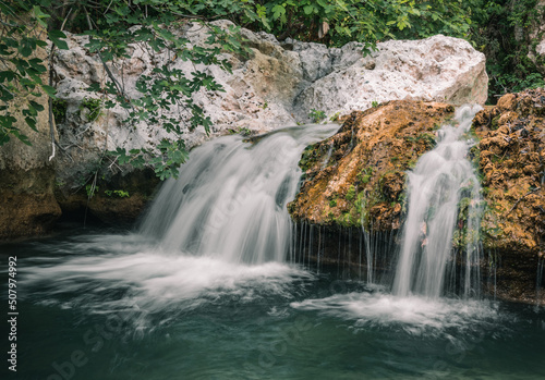 cascades of a Sicilian stream