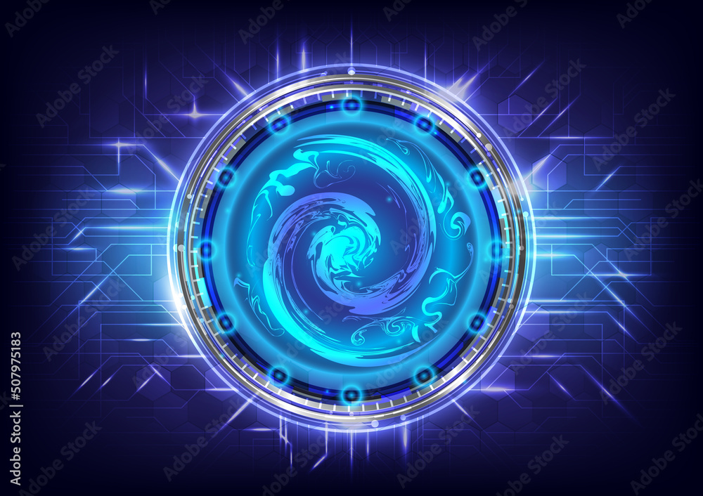 Vecteur stock circle teleport podium portal science futuristic stage