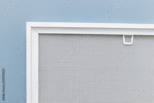 mosquito net protects against flies and other insects in the summer season. It is installed on the front door or window