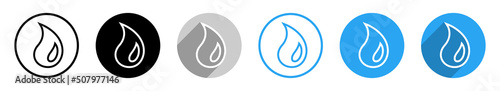 Wassertropfen Vektor Symbole