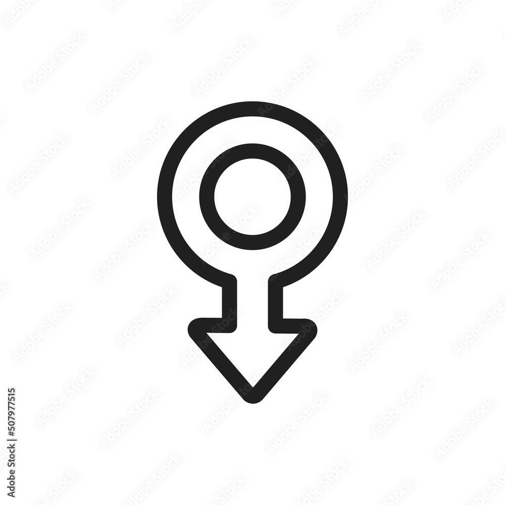 Female icon vector. Female flat style isolated on a white background - stock vector. Female icon vector. Female flat style isolated on a white background - stock vector.