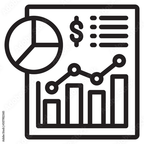 financial line icon