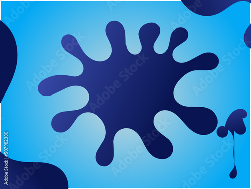 liquid blue wallpaper abstract graphic background vector illustration