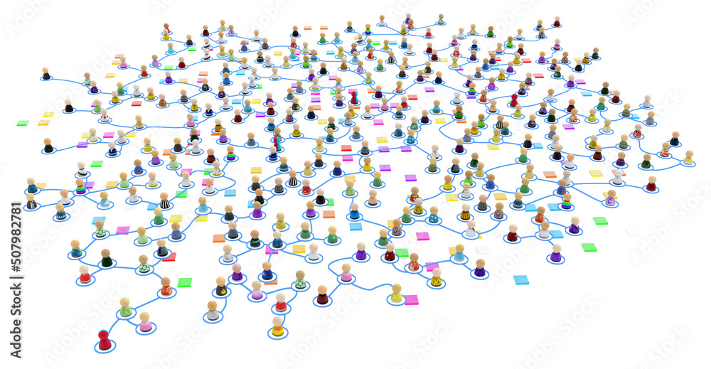 Cartoon Crowd System, Color Tiles Cartoon Crowd System, Color Tiles