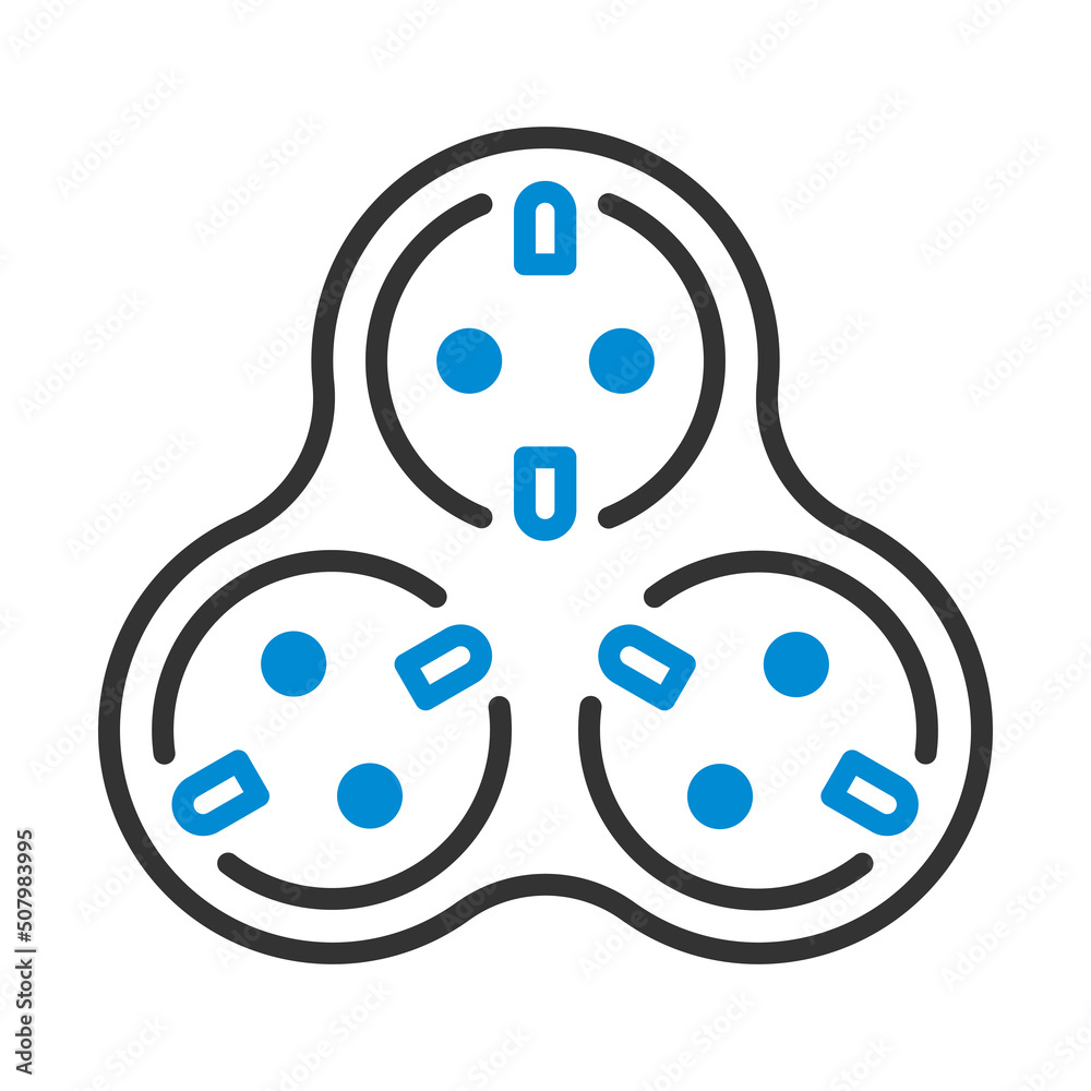 AC Splitter Icon AC Splitter Icon