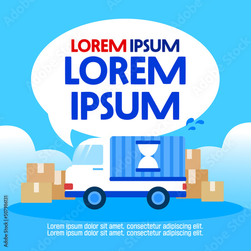 Summer Holiday Delivery Information Template
