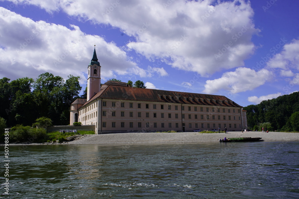 Weltenburg Monastery on the banks of the Danube, Bavaria, Germany