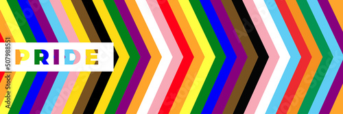 LGBT, LGBT+ illustration concept. Symbol Lesbian, Gay, Bisexual, Transgender rainbow flag. Abstract banner, background, poster for pride month or lgbt design. Colorful rainbow flags can be used web