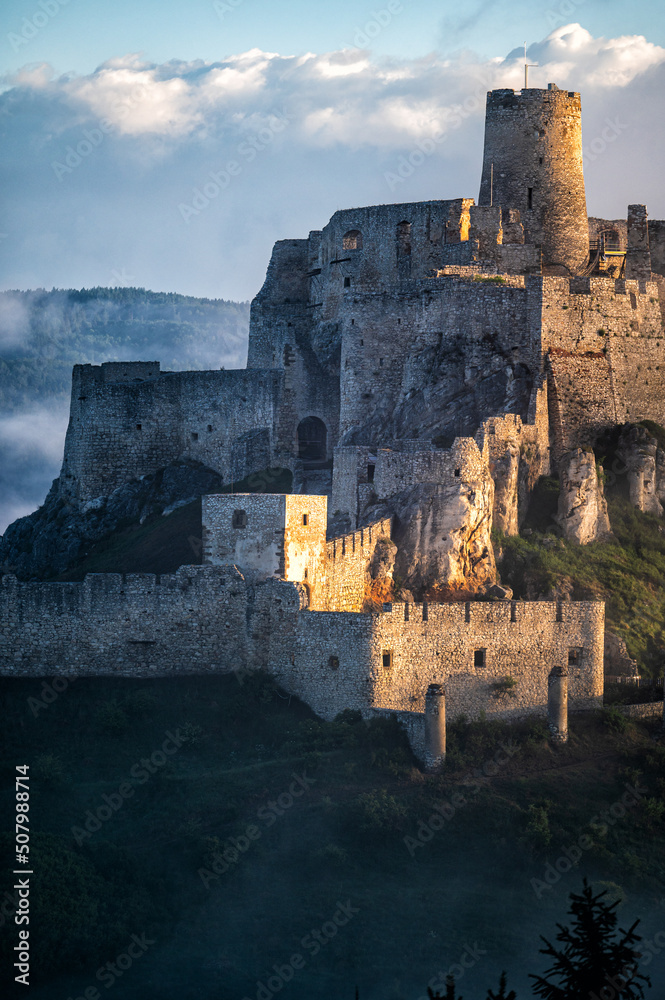 The ruins of Spis Castle, Slovakia.