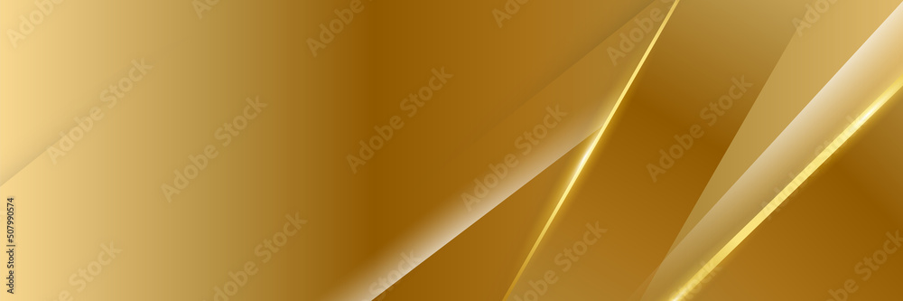 Abstract gold banner background Abstract gold banner background