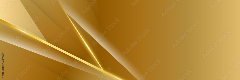 Abstract gold banner background Abstract gold banner background