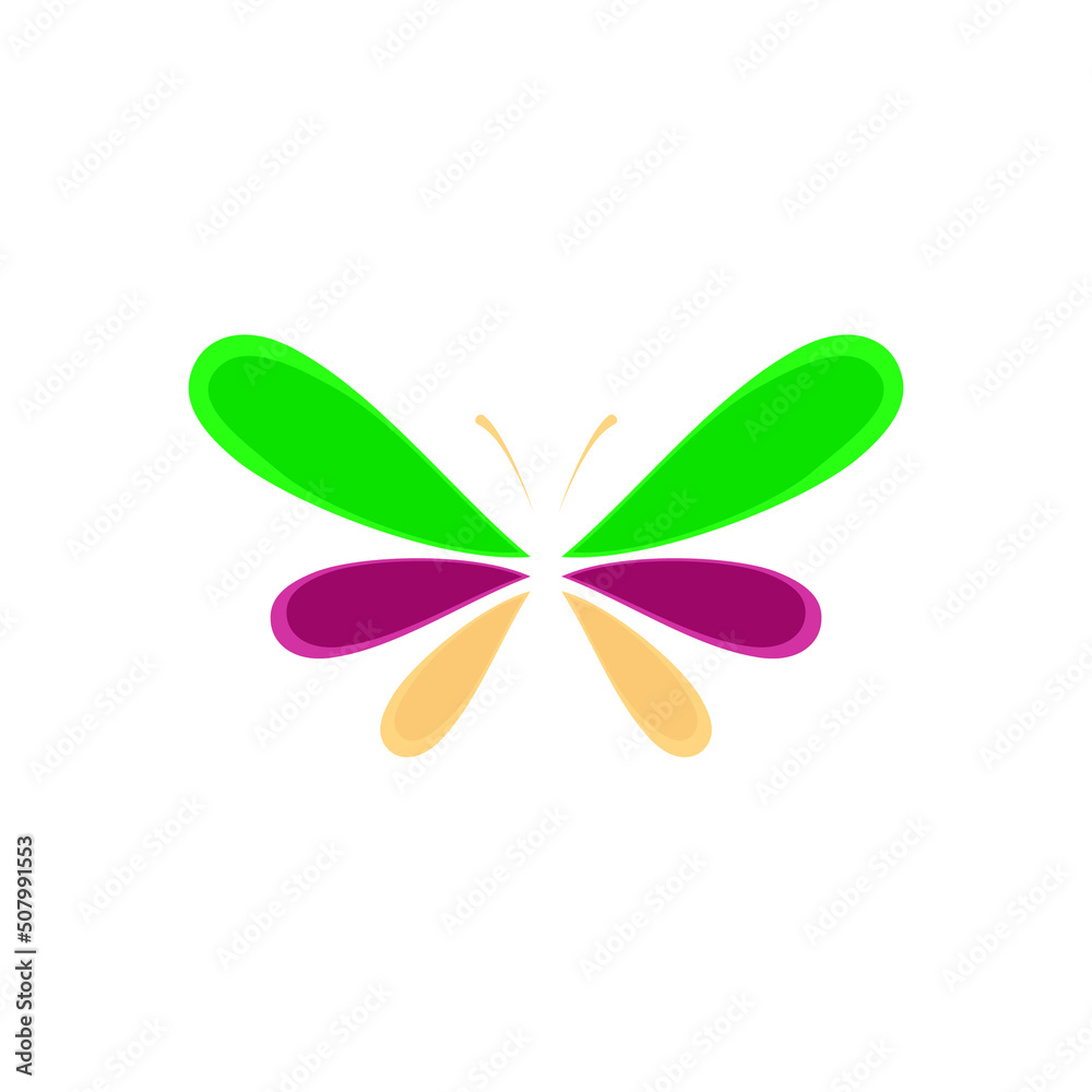 Abstract butterfly logo template. Logo for beauty, fashion, beauty salon, company name. Abstract butterfly logo template. Logo for beauty, fashion, beauty salon, company name.