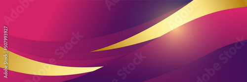 pink and gold purple banner background