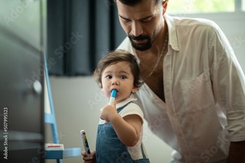 father day concept, happy a...