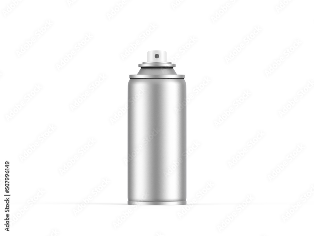 Blank aerosol spray can mockup, antiperspirant aerosol can for branding