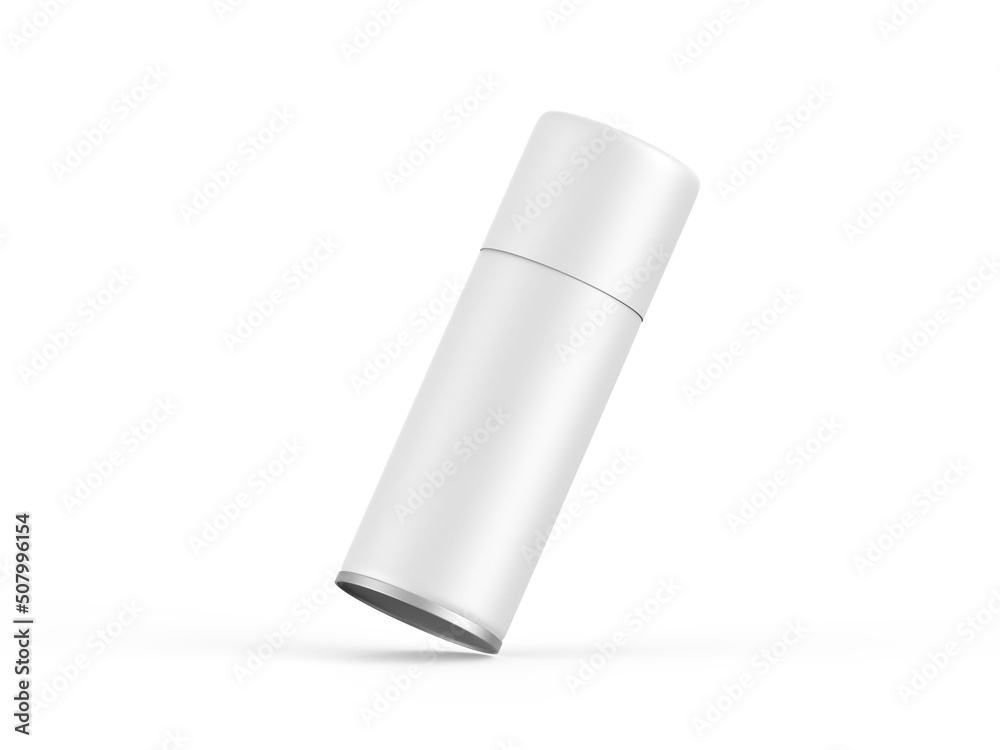 Blank aerosol spray can mockup, antiperspirant aerosol can for branding on isolated white background, 3d render illustration. Blank aerosol spray can mockup, antiperspirant aerosol can for branding on isolated white background, 3d render illustration.
