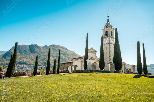 Church Chiesa Parrocchiale di Sant'Abbondio in Collina d'Oro in Ticino