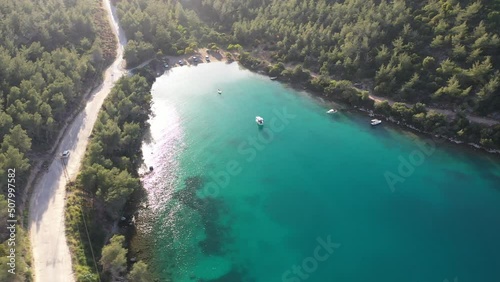 Paradise bay in Bodrum - Turkey. photo