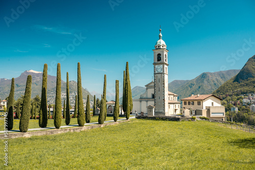 Church Chiesa Parrocchiale di Sant'Abbondio in Collina d'Oro in Ticino photo