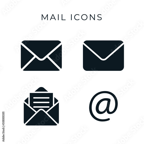 Variety email icon set.