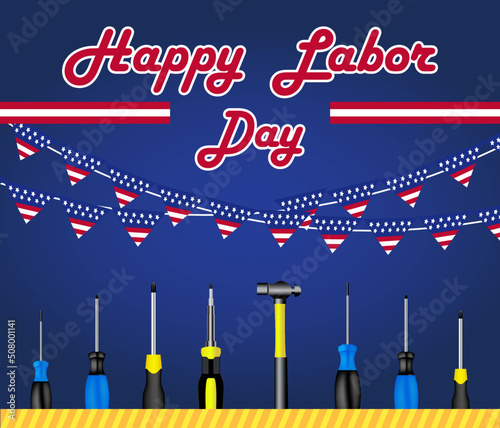 Labor Day Various Representation Background Design