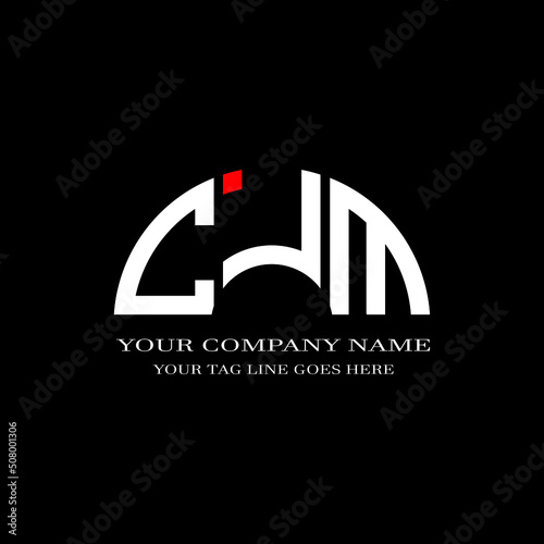 CJM letter logo creative design with vector graphic photo