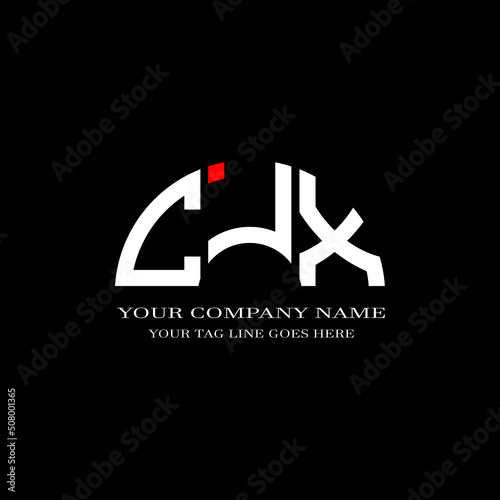 CJX letter logo creative design with vector graphic