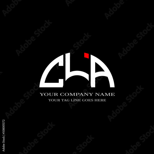 CLA letter logo creative design with vector graphic