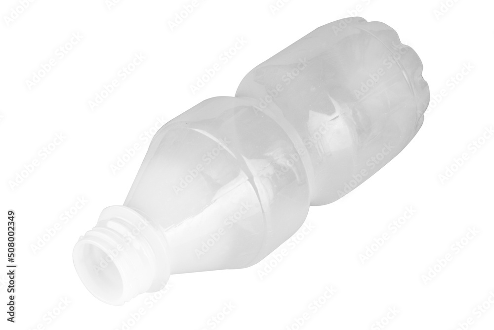 plastic bottle isolated on white background
