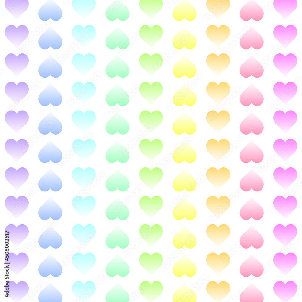 pride sweet Pattern - Rainbow Heart upsidedown pride sweet Pattern - Rainbow Heart upsidedown