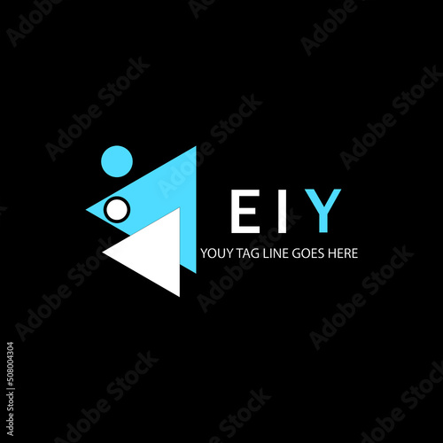 EIY letter logo creative design with vector graphic photo