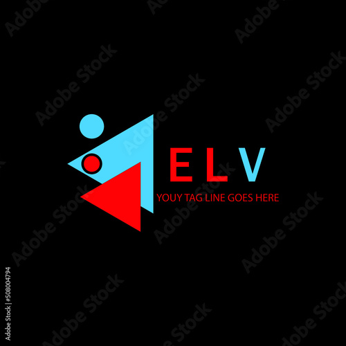EMV letter logo creative design with vector graphic