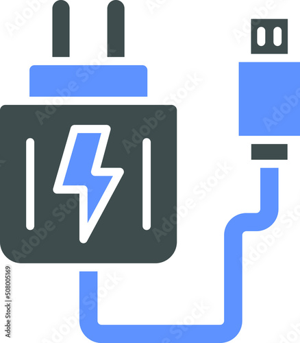 Vector Design Adapter Icon Style