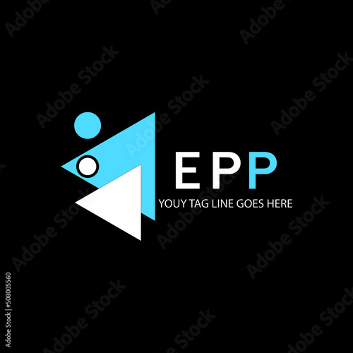 EPP letter logo creative design with vector graphic photo