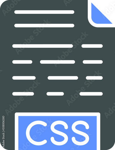 Vector Design CSS File Icon Style