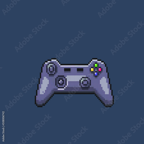 console stick in pixel art style