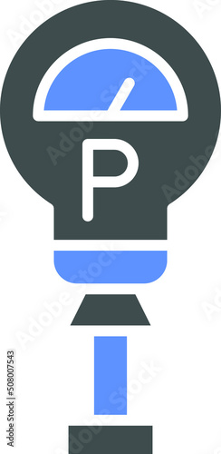 Vector Design Parking Meter Icon Style