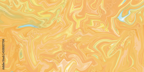 Beautiful Marbling. Marble texture. Paint splash. Abstract background with circles. Colorful and fancy colored liquify background. Glossy liquid acrylic paint texture. Abstract orange marble texture.